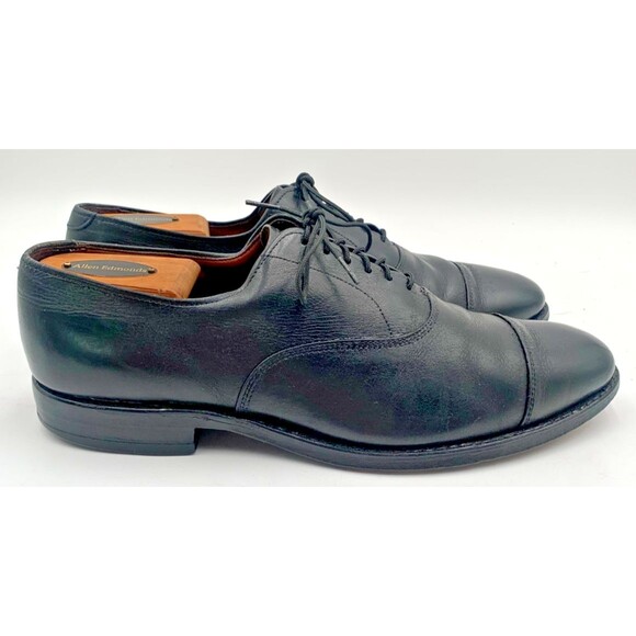 Allen Edmonds Park Avenue Cap Toe Shoes Dress Oxford Leather Black Men\'s 8.5 C main image 6